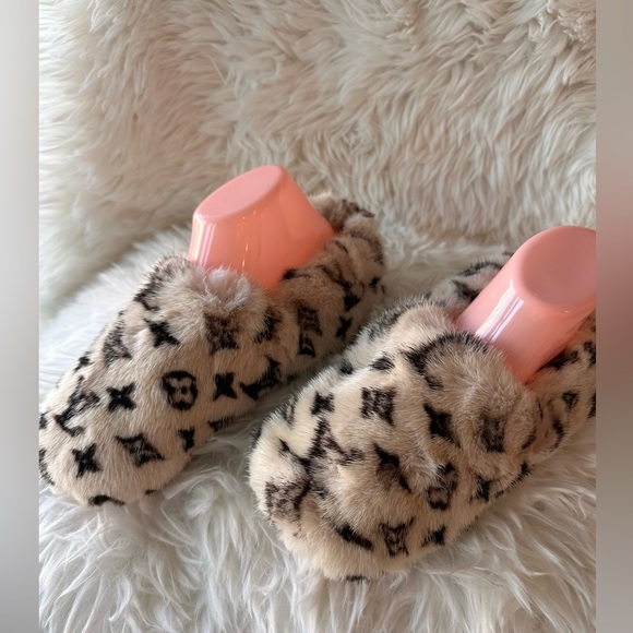 💎❤️ Authentic Louis Vuitton Dreamy Flat Loafers Mink LV Monogram - Picture 4 of 12